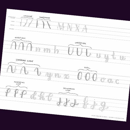 Bonus Item for Core Stroke Practice Sheets}