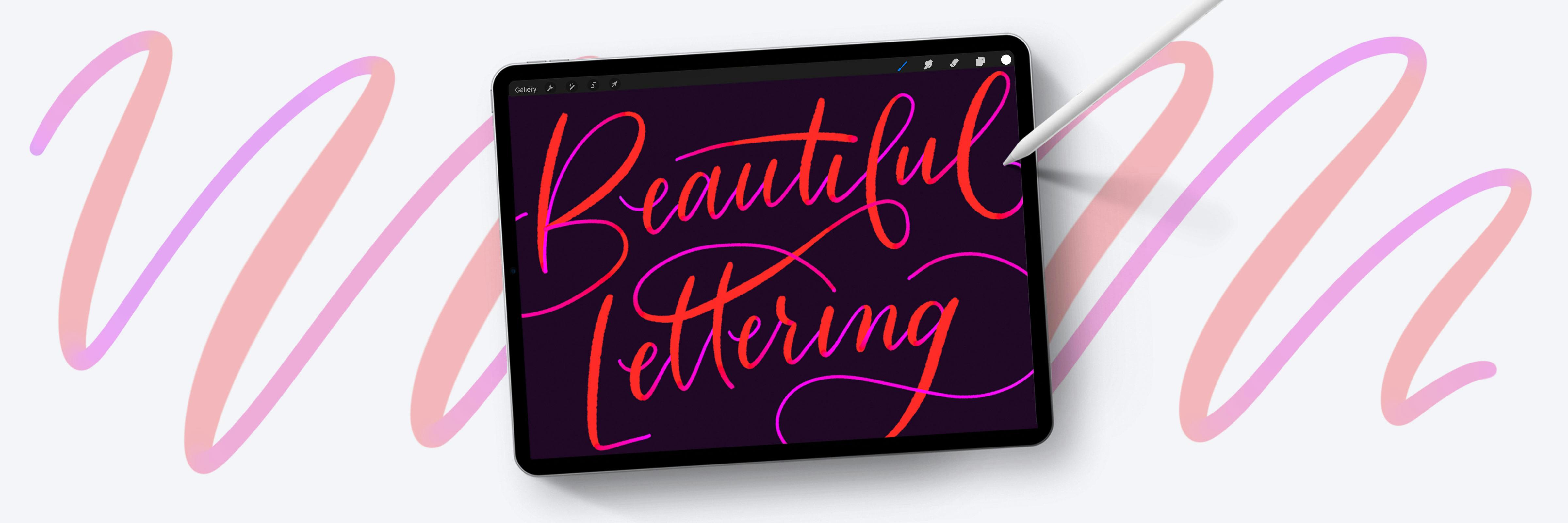 Beautiful Lettering in Procreate! Enroll Today!