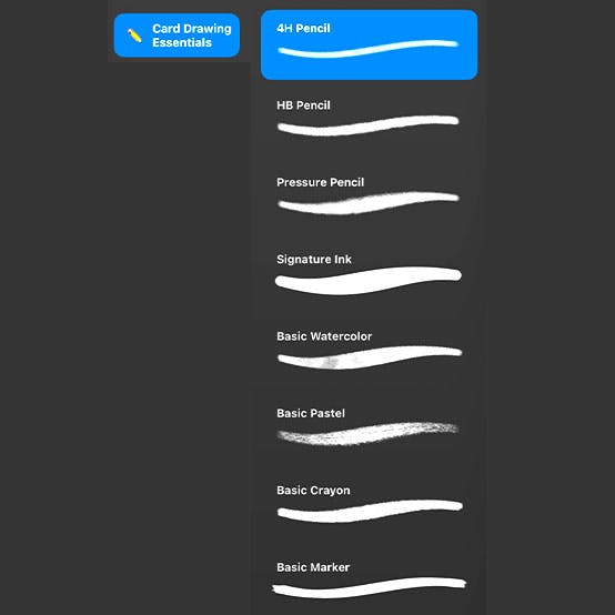 Bonus Item for Card Drawing Essentials Brush Set