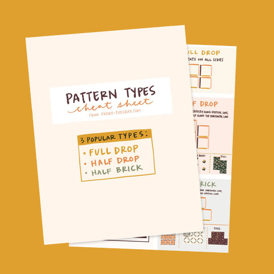 Bonus Item for Pattern Types Cheat Sheet (pdf)}