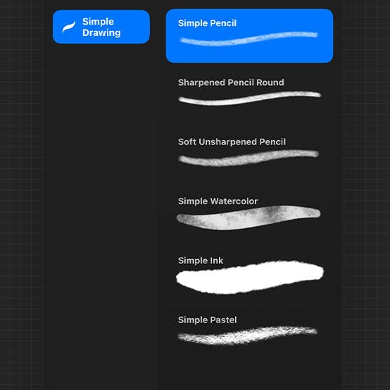 Bonus Item for Simple Drawing Brush Set}