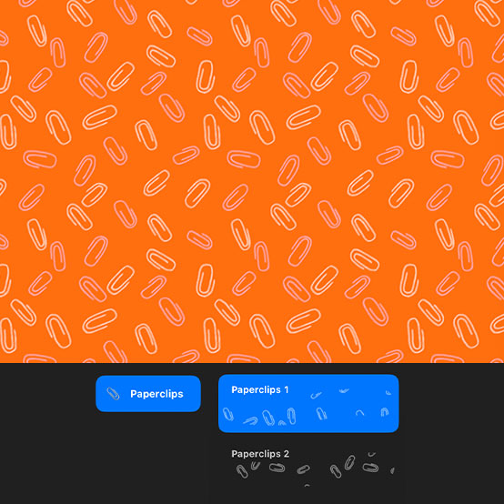 Bonus Item for 2 Color Combo Brush Set [Paperclips]}