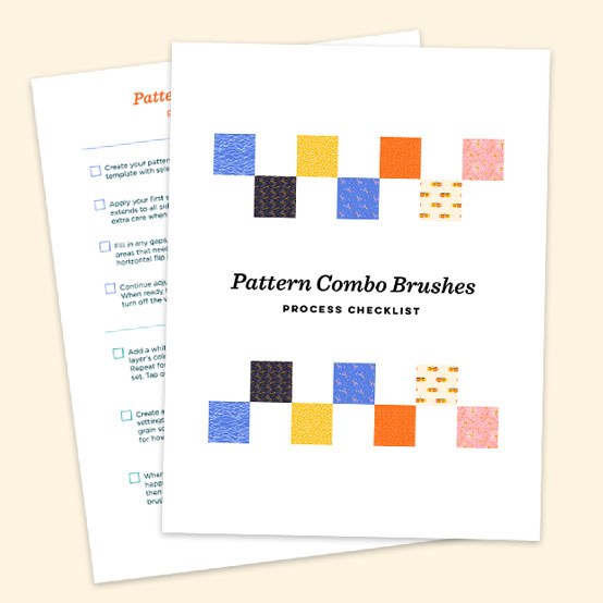 Bonus Item for Combo Brush Set Process Checklist (pdf)}