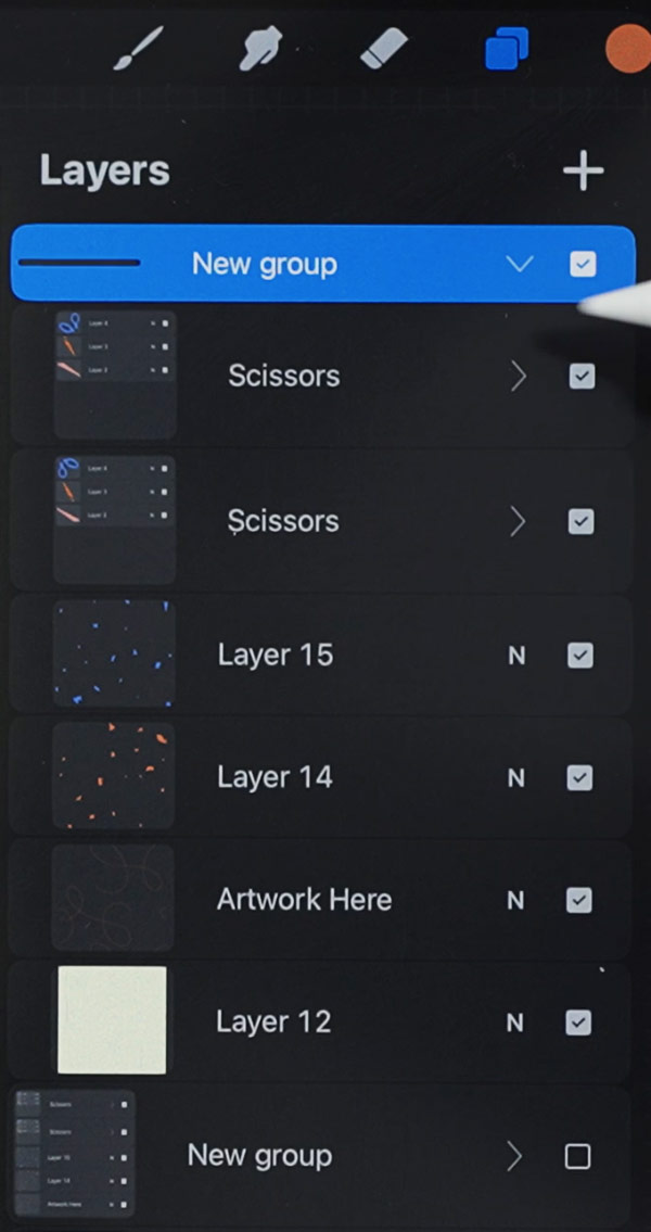 Full Drop Patterns WITH Layers