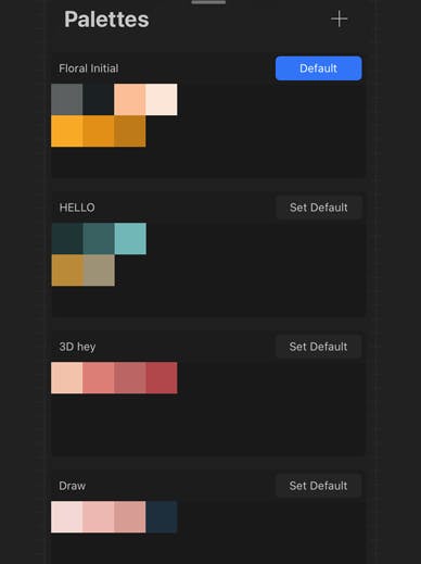 All Project Color Palettes