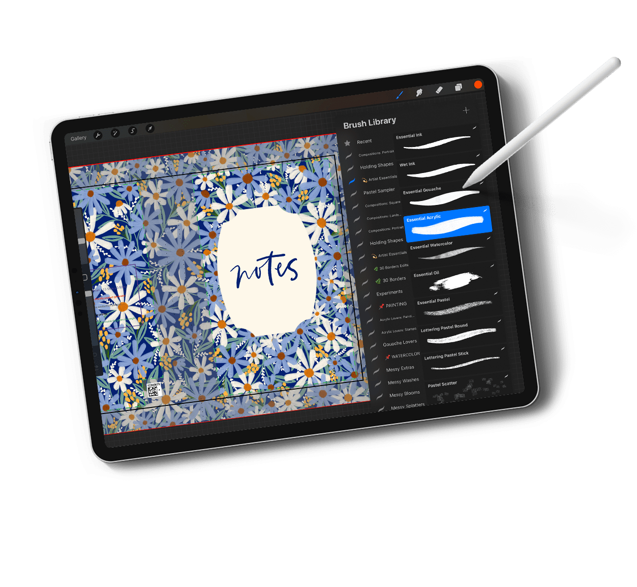 Stationery Design in Procreate is 100% self-paced learning